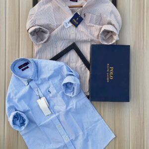 Luxurious Men's Cotton Pinstripe Shirts