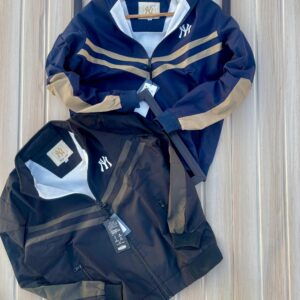 NY Edition Men’s Premium Cotton Windcheater Jacket – Silky Soft Double Knit Lightweight Jacket